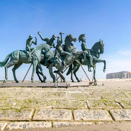 In Ostend Near The Seafront De Haan